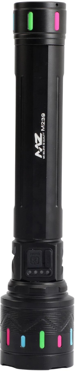 Image of ApexBeam USB Rechargeable Long Throw LED Flashlight Torch (Multicolor, 4.5 cm, Rechargeable)
