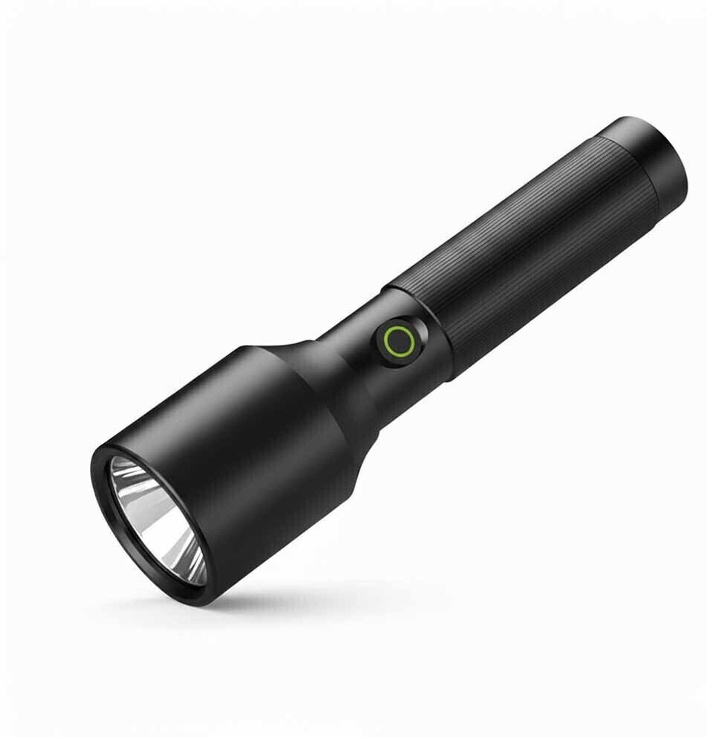 Image of ApexBeam USB Rechargeable Long Throw LED Flashlight Torch (Multicolor, 4.5 cm, Rechargeable)
