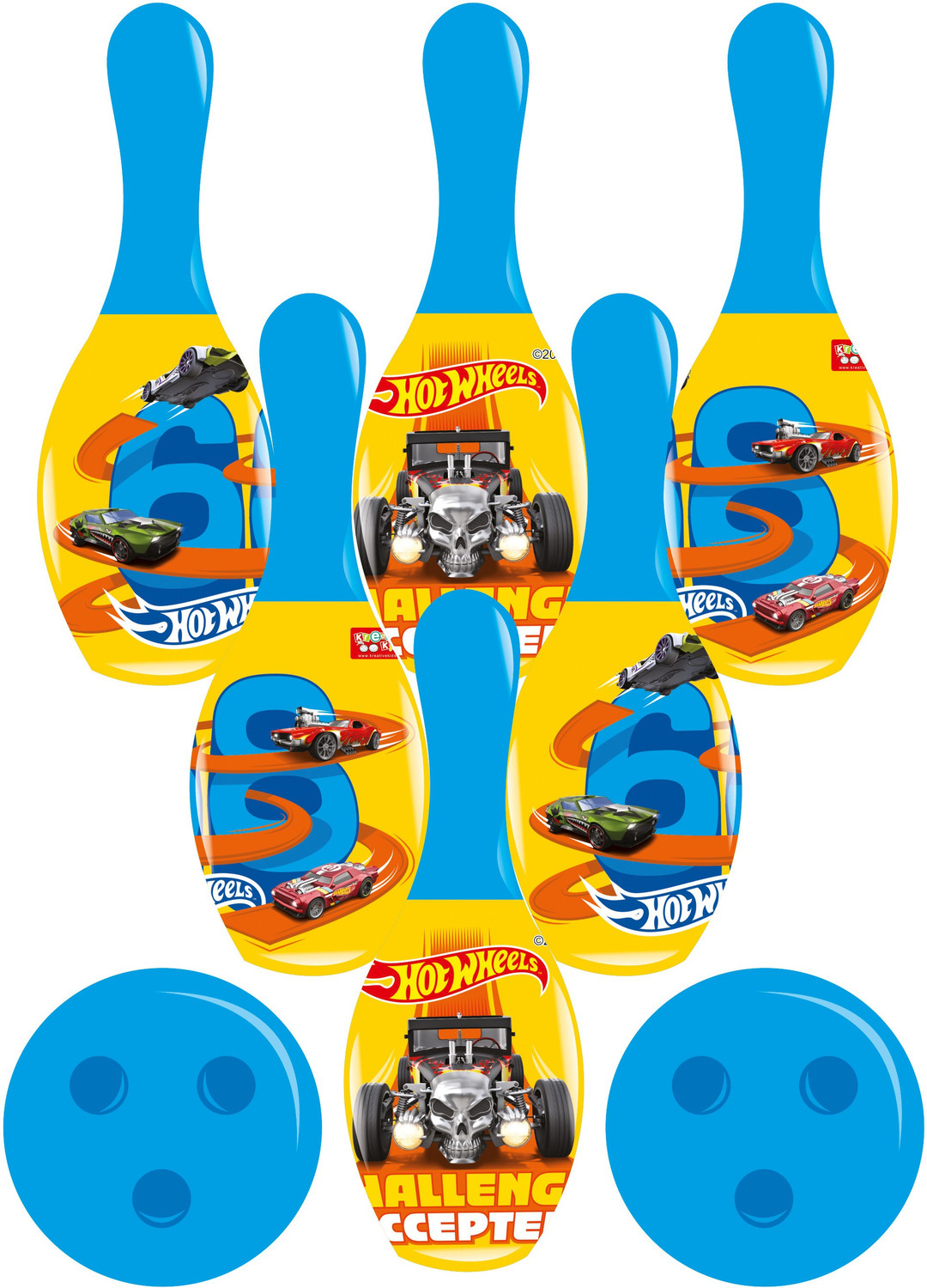 HOT WHEELS Large Bowling Set for Kids Bowling Price History