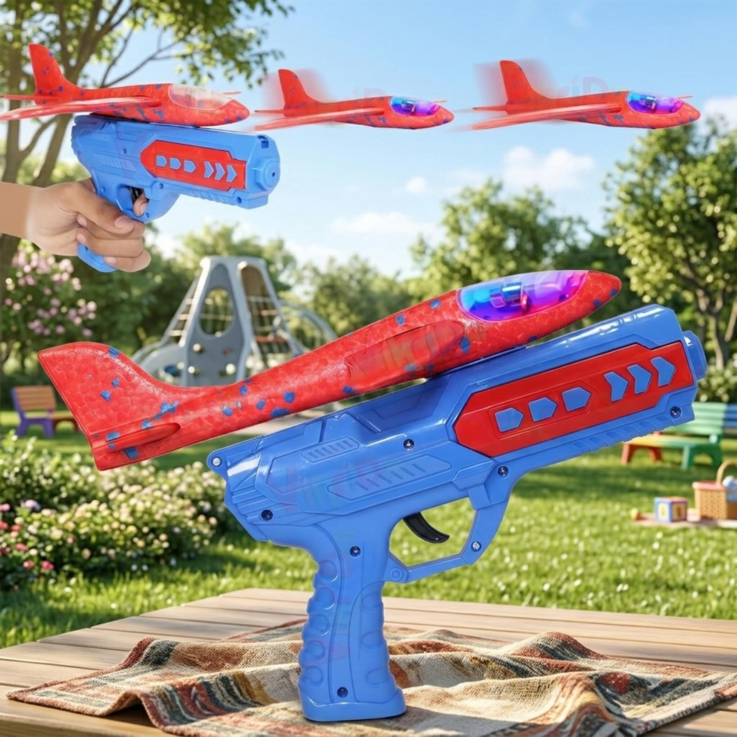 Image of HALO NATION Scar Gun K98 Assault Rifle Shoots Water Bullet Automatic Continuous Power Shot Guns & Darts (Brown)