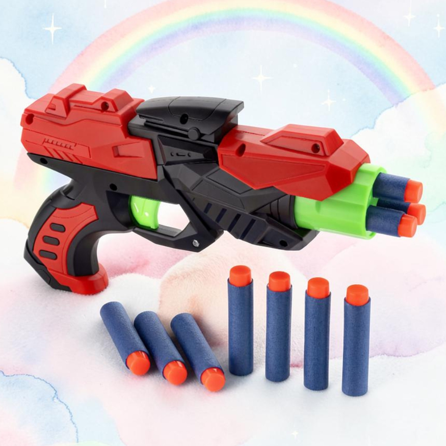 Image of HALO NATION Scar Gun K98 Assault Rifle Shoots Water Bullet Automatic Continuous Power Shot Guns & Darts (Brown)