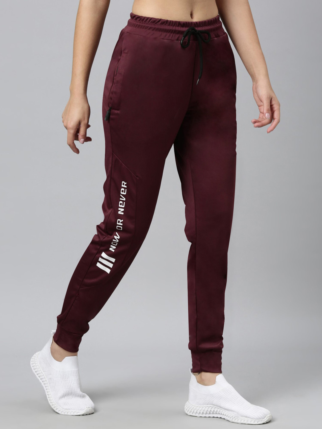 Maroon track clearance pants womens
