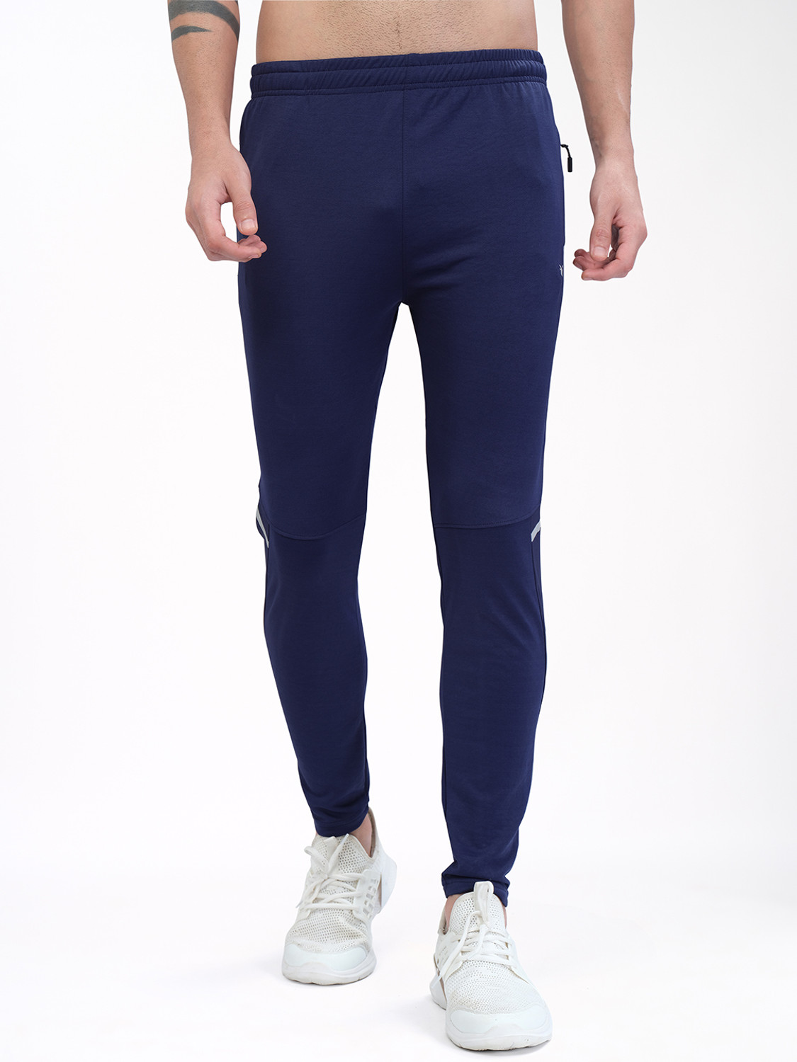 TECHNOSPORT Solid Men Blue Track Pants Price History