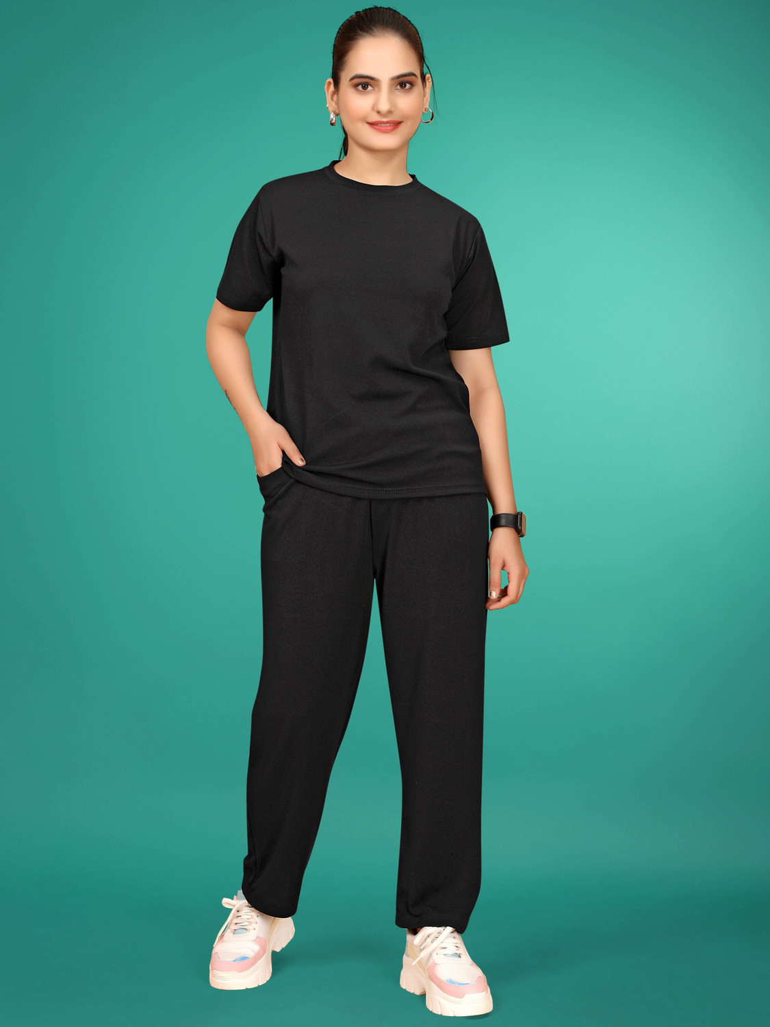 Image of Kashvi Solid Women Track Suit