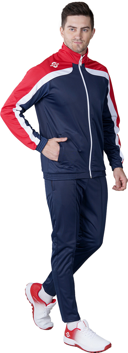 Nivia solid men's track hot sale suit