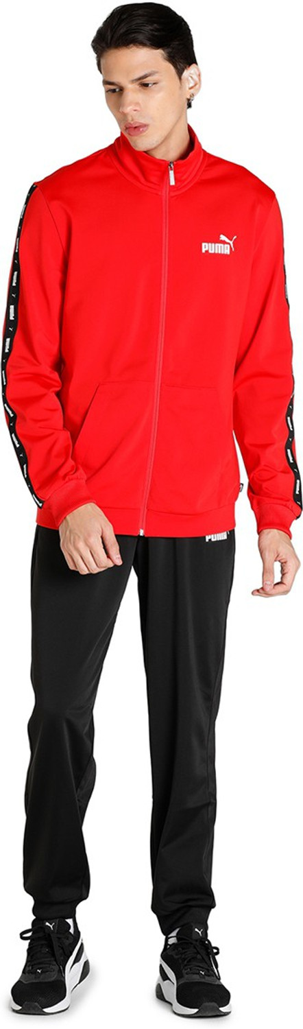 PUMA Tape Poly Suit Solid Men Track Suit Price History