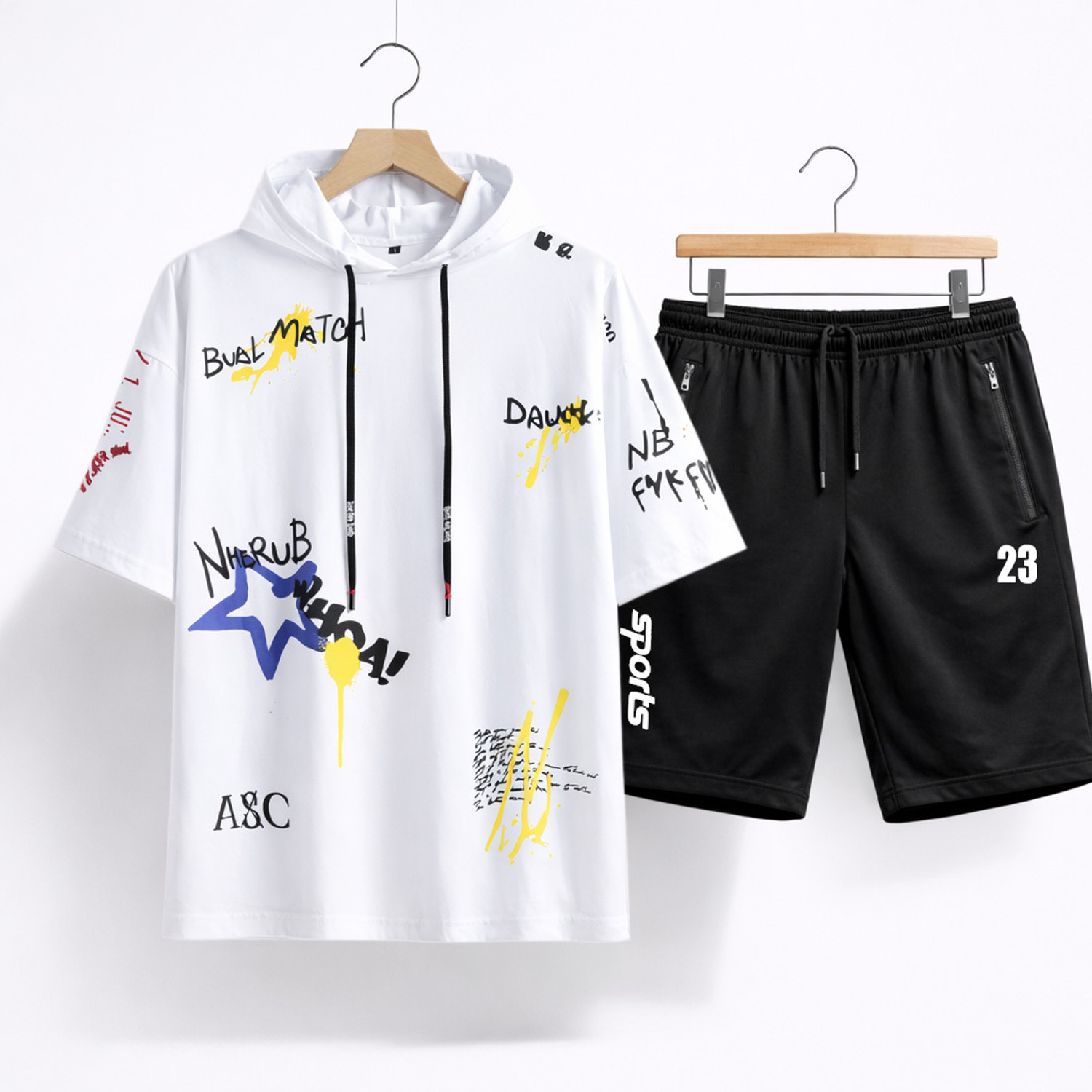 Image of R ROCKIN TEES Printed Men Track Suit