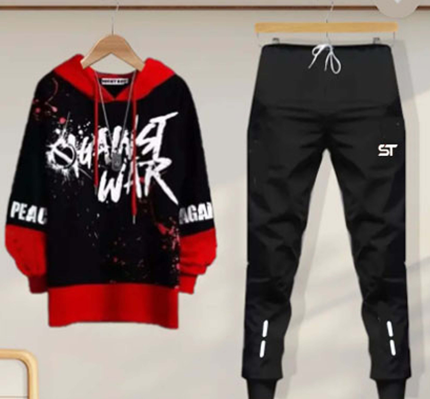 Image of R ROCKIN TEES Printed Men Track Suit