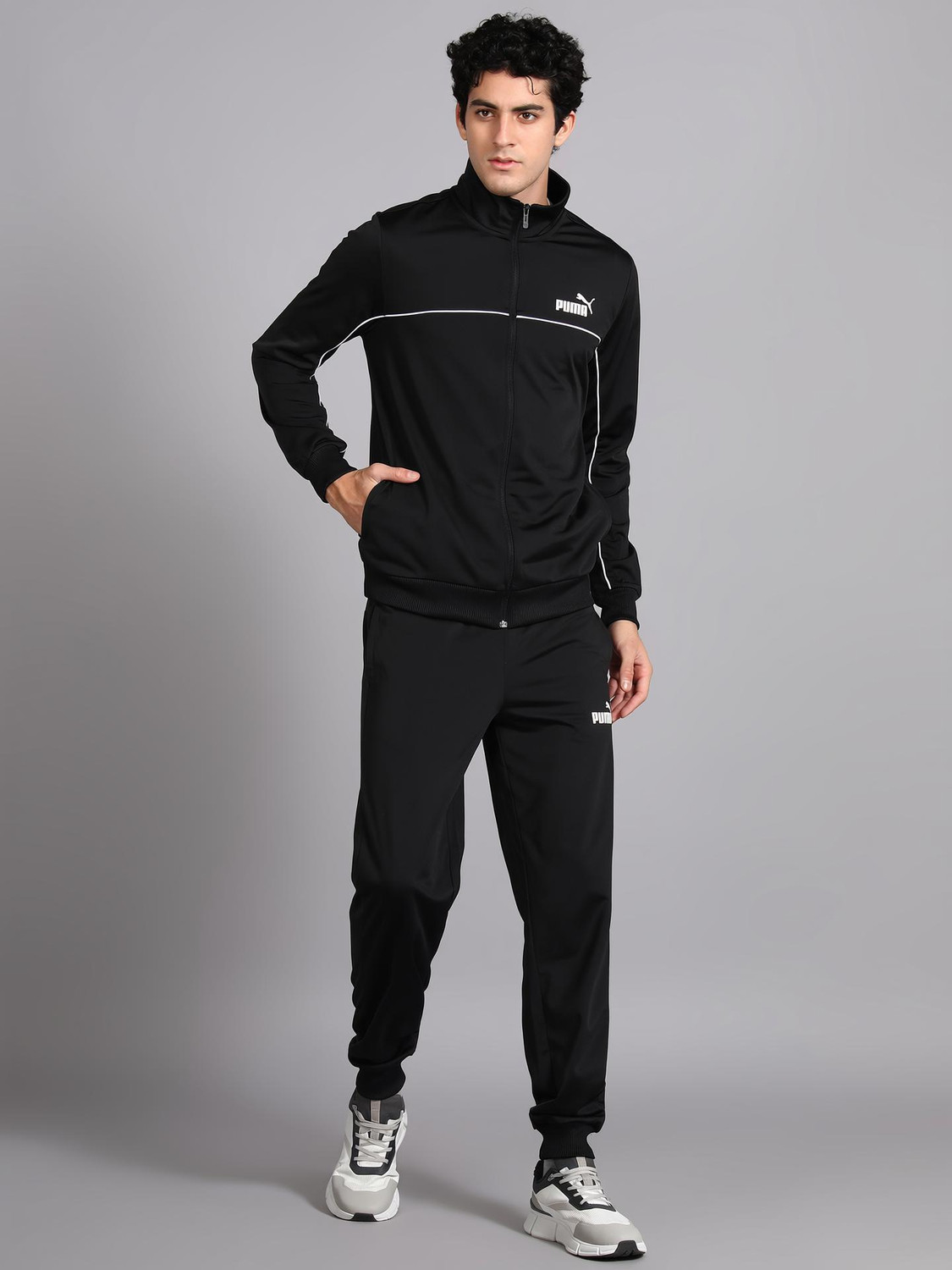 PUMA Solid Men Track Suit