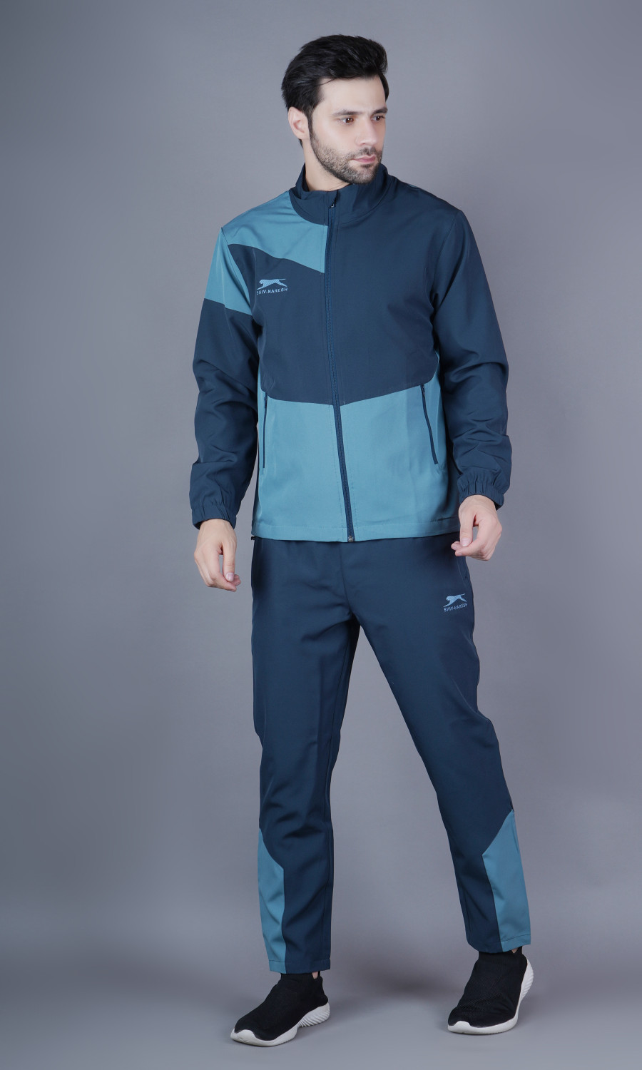Colorblock Men Track Suit