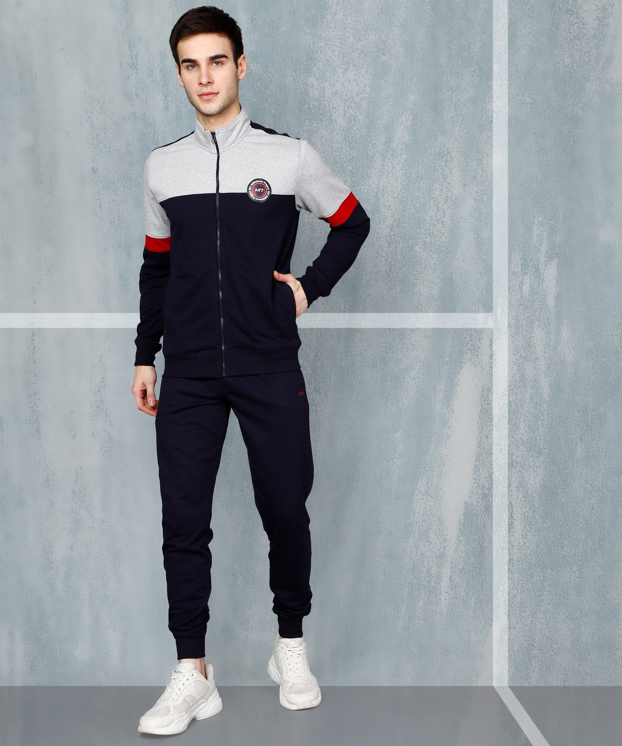 M7 By Metronaut Colorblock Men Track Suit Price History
