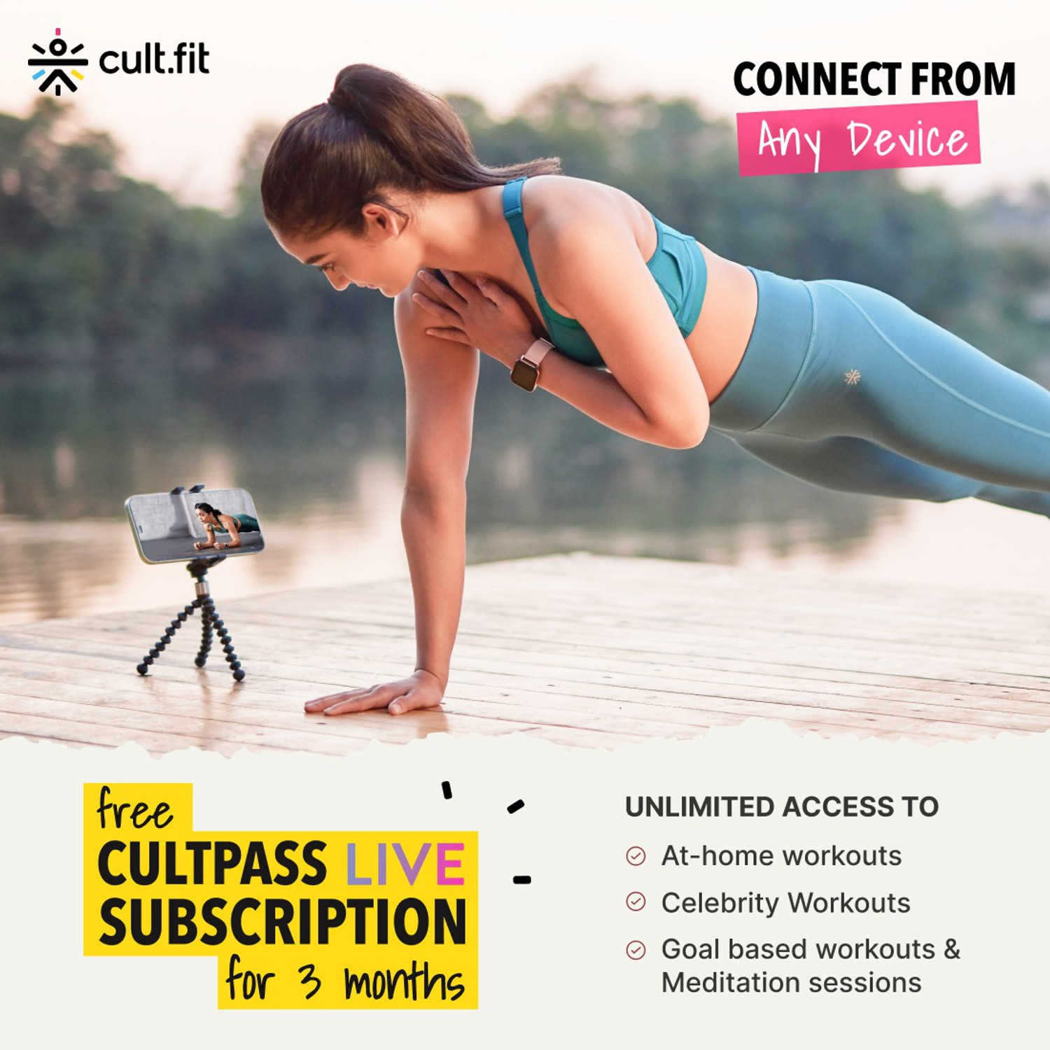 Image of FITKIT by Cult FT200M BLDC Motor (6.5HP Peak) with Massager Max Weight: 150Kg Home Gym Use Treadmill (Max Weight:150 kg)