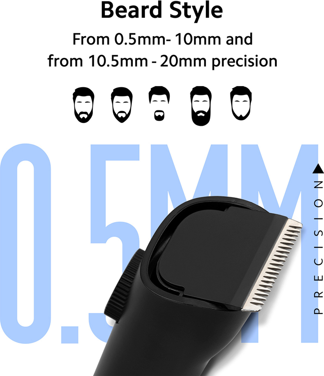 Image of Mi by Xiaomi Beard 2C Trimmer 90 min Runtime 40 Length Settings