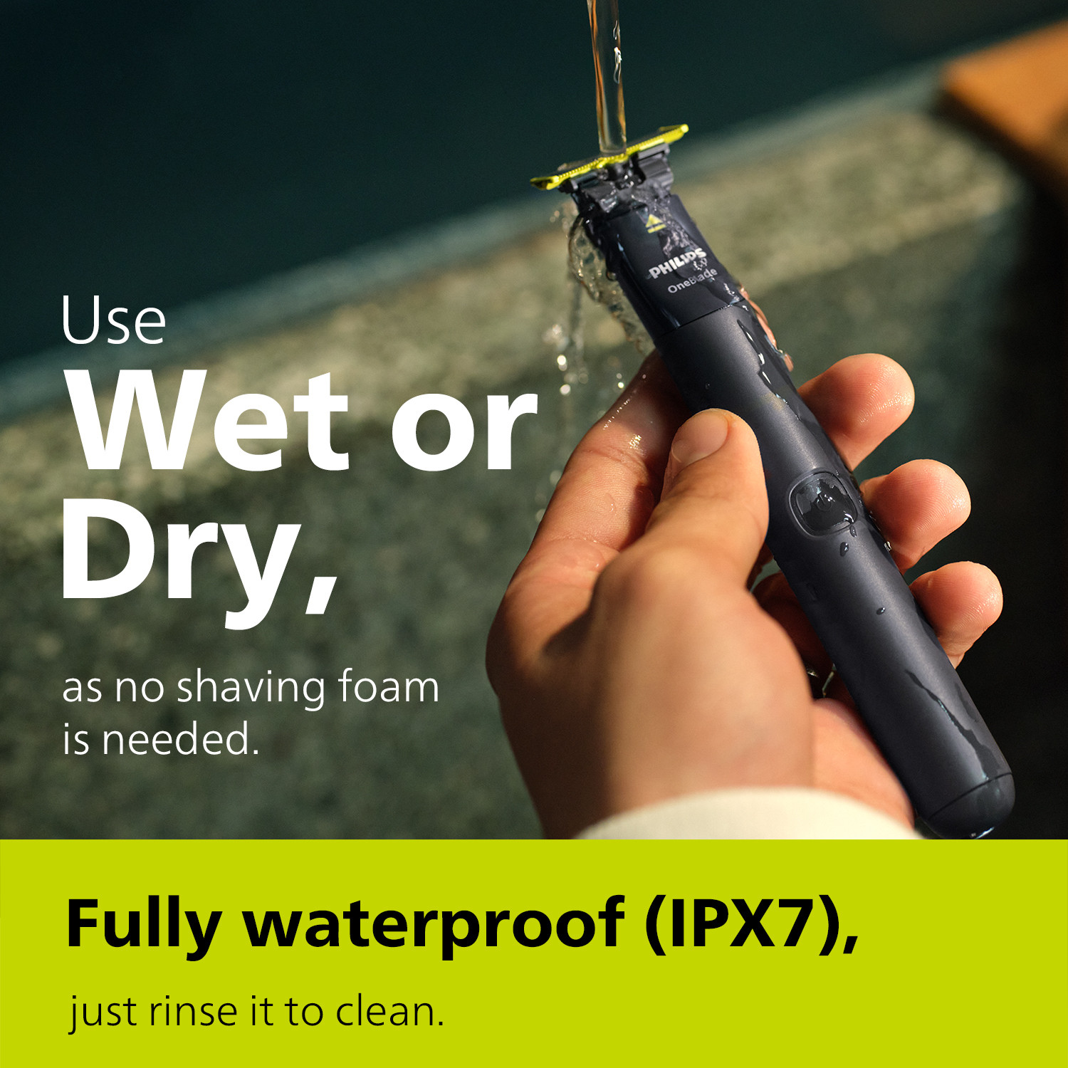 Image of PHILIPS QP 1424 /10 OneBlade GenZ Groomer & Styler | Suitable on Acne Prone Skin Trimmer 30 min Runtime 3 Length Settings