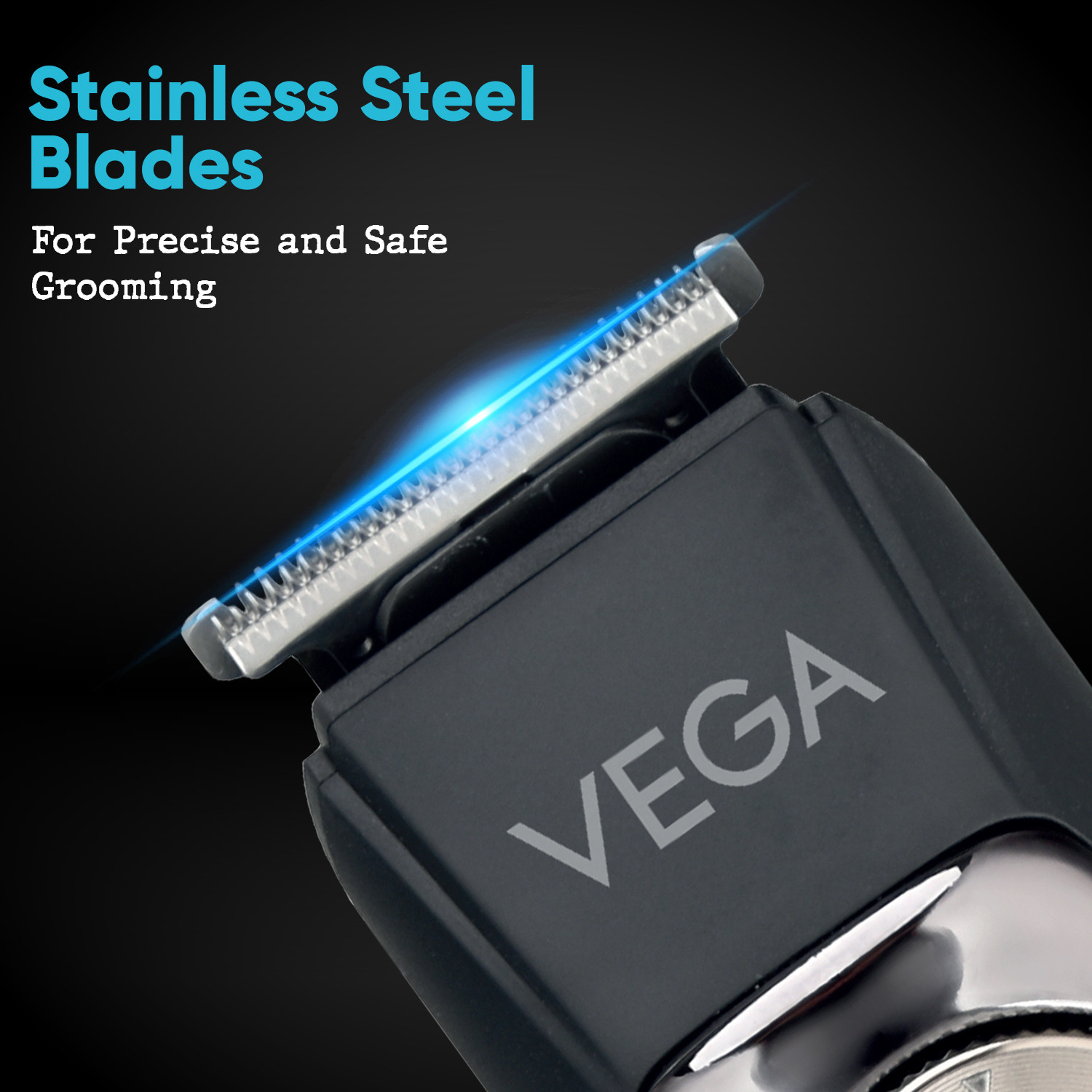 Image of VEGA 9 in 1 Pro Multi Grooming Trimmer for Men, (VHTH-32) Trimmer 150 min Runtime 40 Length Settings