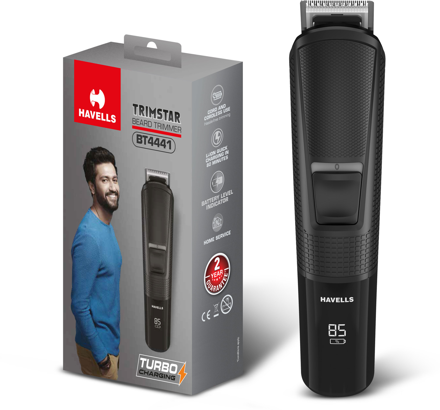 HAVELLS BT4441 Trimmer 120 min Runtime 9 Length Settings