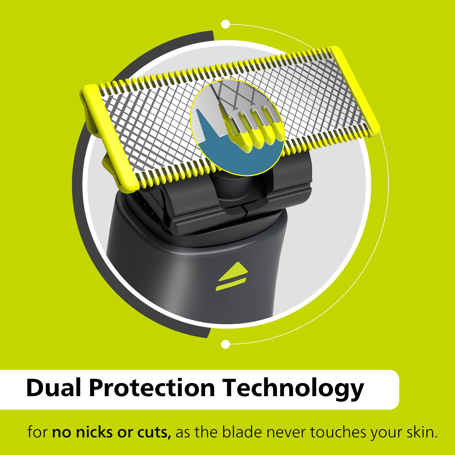 Image of PHILIPS QP 1424 /10 OneBlade GenZ Groomer & Styler | Suitable on Acne Prone Skin Trimmer 30 min Runtime 3 Length Settings