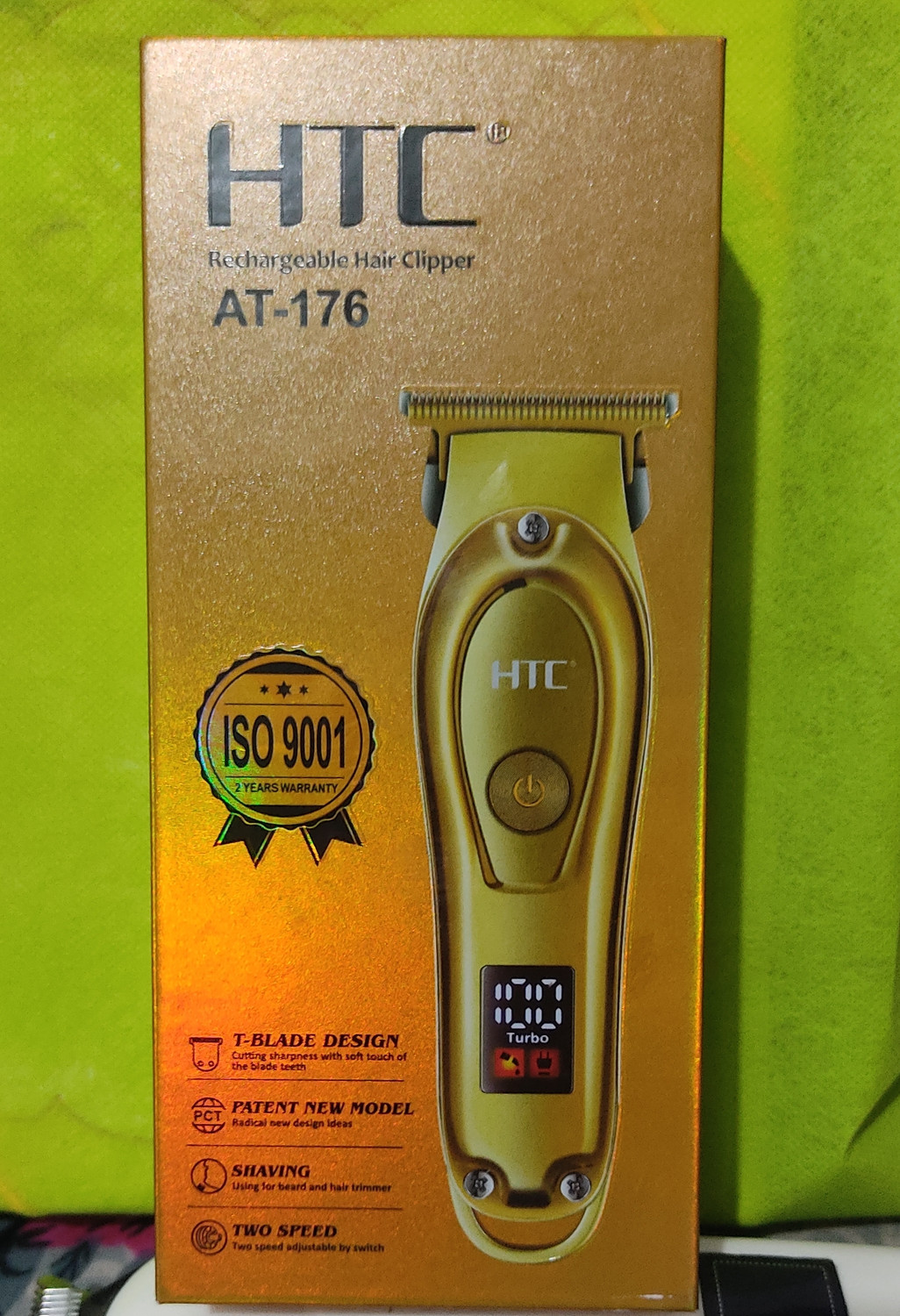 Image of Kemei KM-5098 Trimmer 60 min Runtime 4 Length Settings (Green)