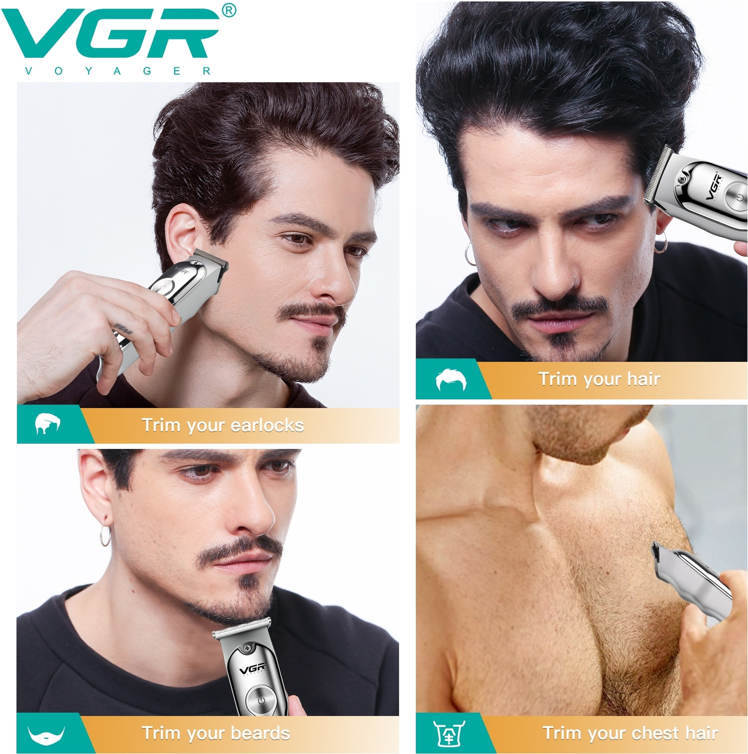 Image of GURU ENTERPRISES VGR-071 Trimmer 120 min Runtime 3 Length Settings