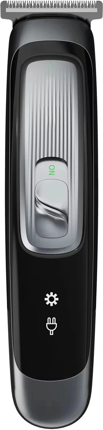 Image of Tradhi Beard & Hair 538 Trimmer Rechargeable Professional Hair Trimmer Fully Waterproof Fully Waterproof Trimmer 45 min Runtime 4 Length Settings (Silver, Black)