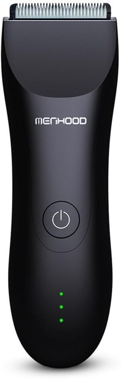 MENHOOD Grooming Trimmer 1.0, Trimmer for men's private parts, balls and body  Runtime: 120 min Trimmer for Men &amp; Women  (Black)