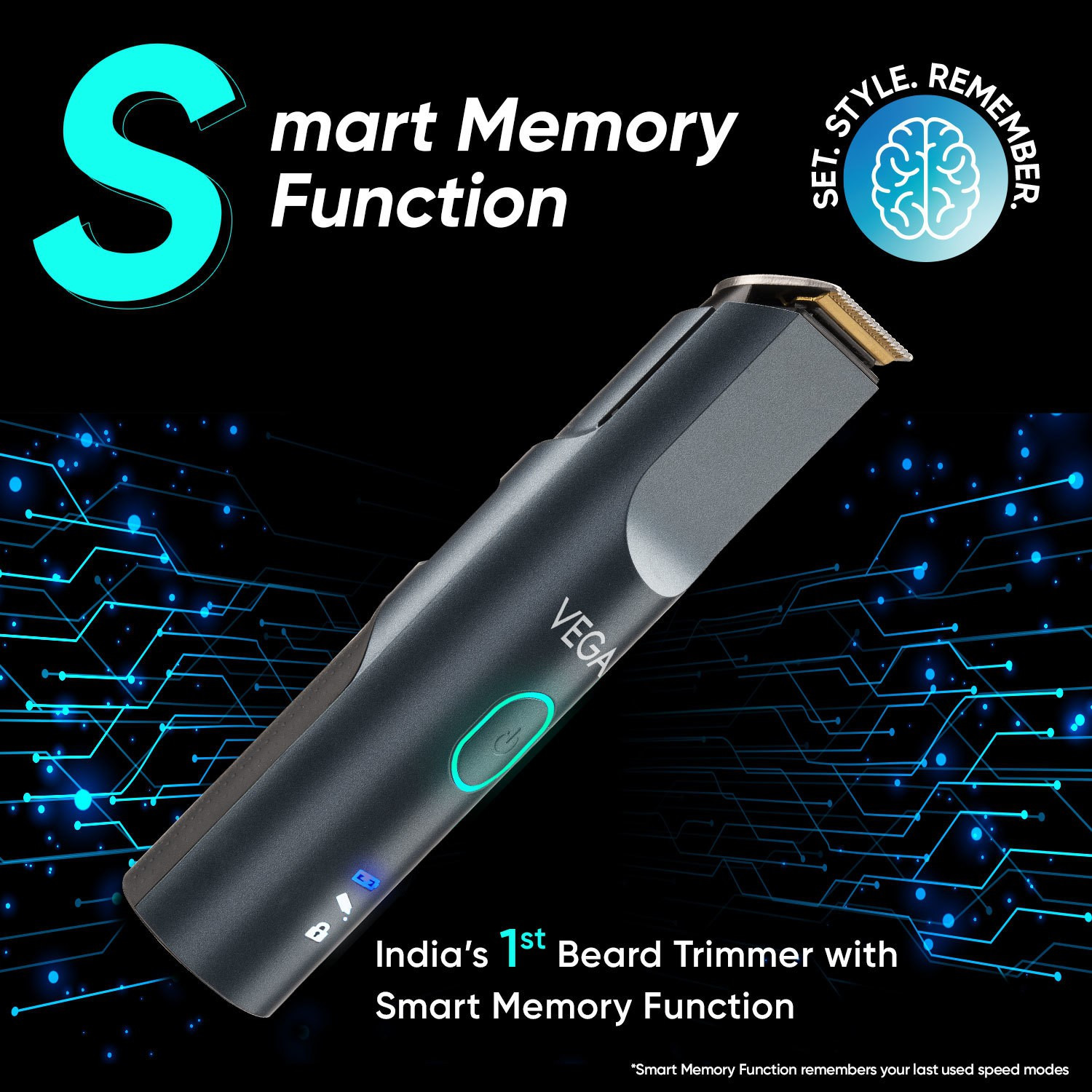Image of VEGA SmartOne Series S2, VHTH-31 Fully Waterproof Trimmer 160 min Runtime 40 Length Settings