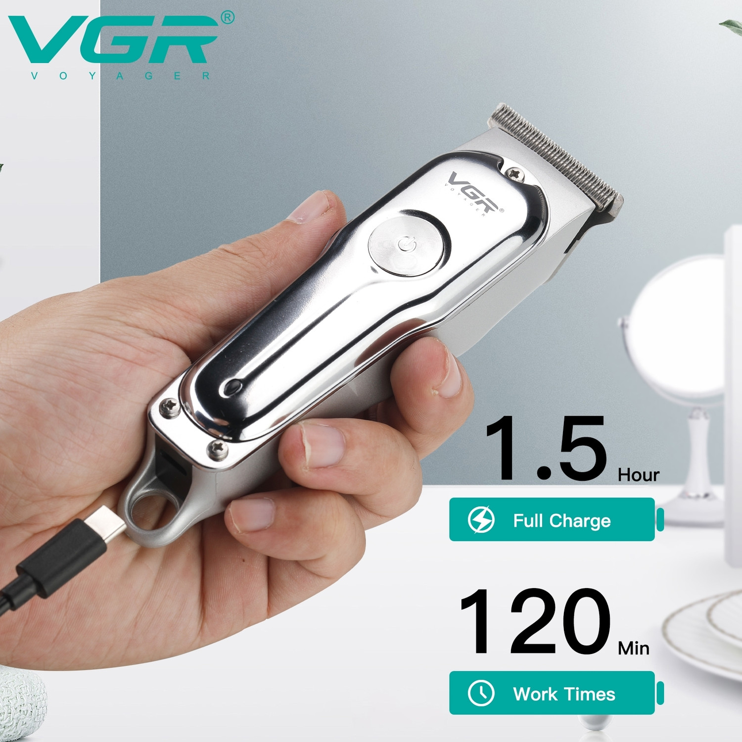 Image of GURU ENTERPRISES VGR-071 Trimmer 120 min Runtime 3 Length Settings