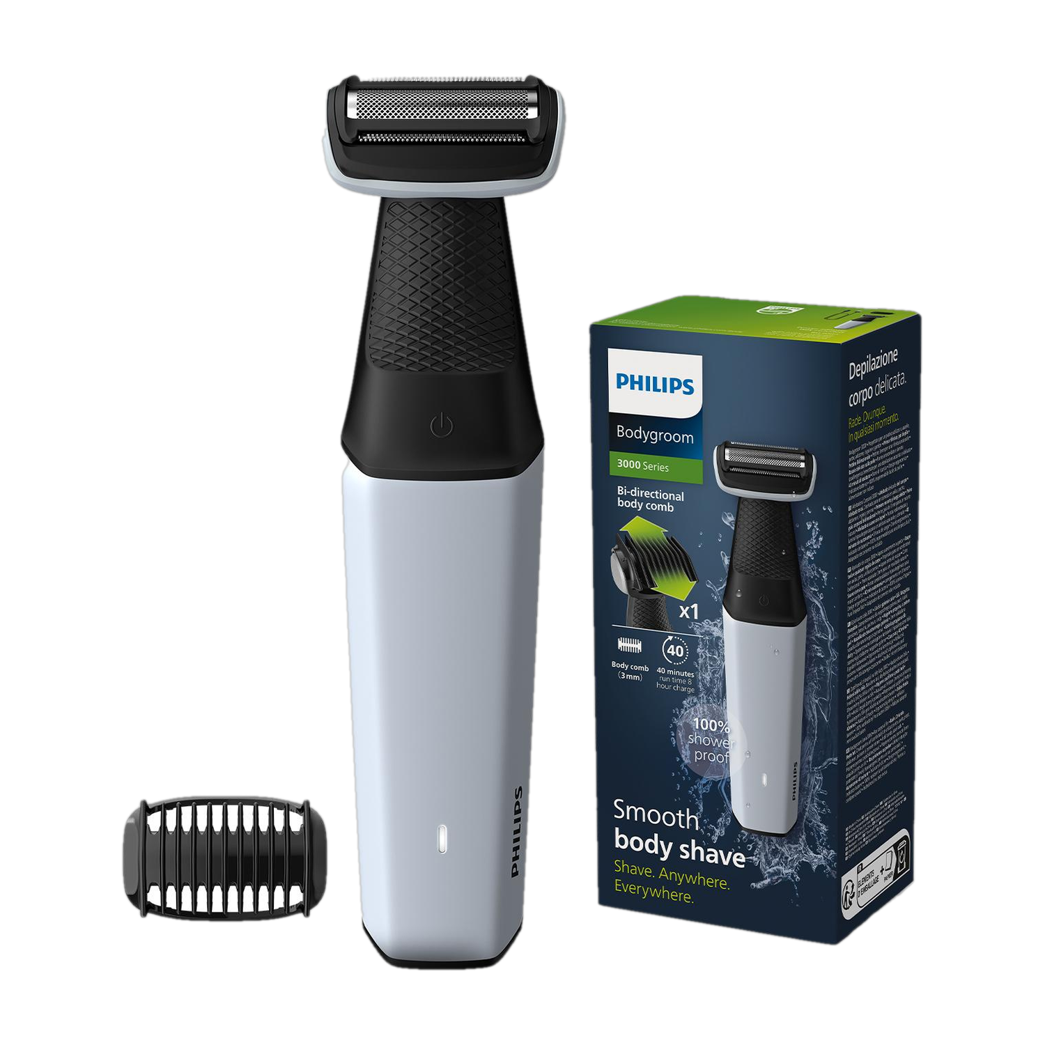 PHILIPS BG3007/01 Trimmer 40 min Runtime 1 Length Settings