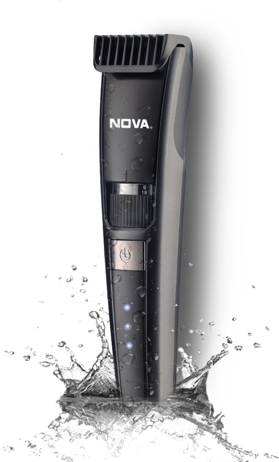 NOVA NHT 1058 Waterproof  Runtime: 200 min Trimmer for Men  (Grey)