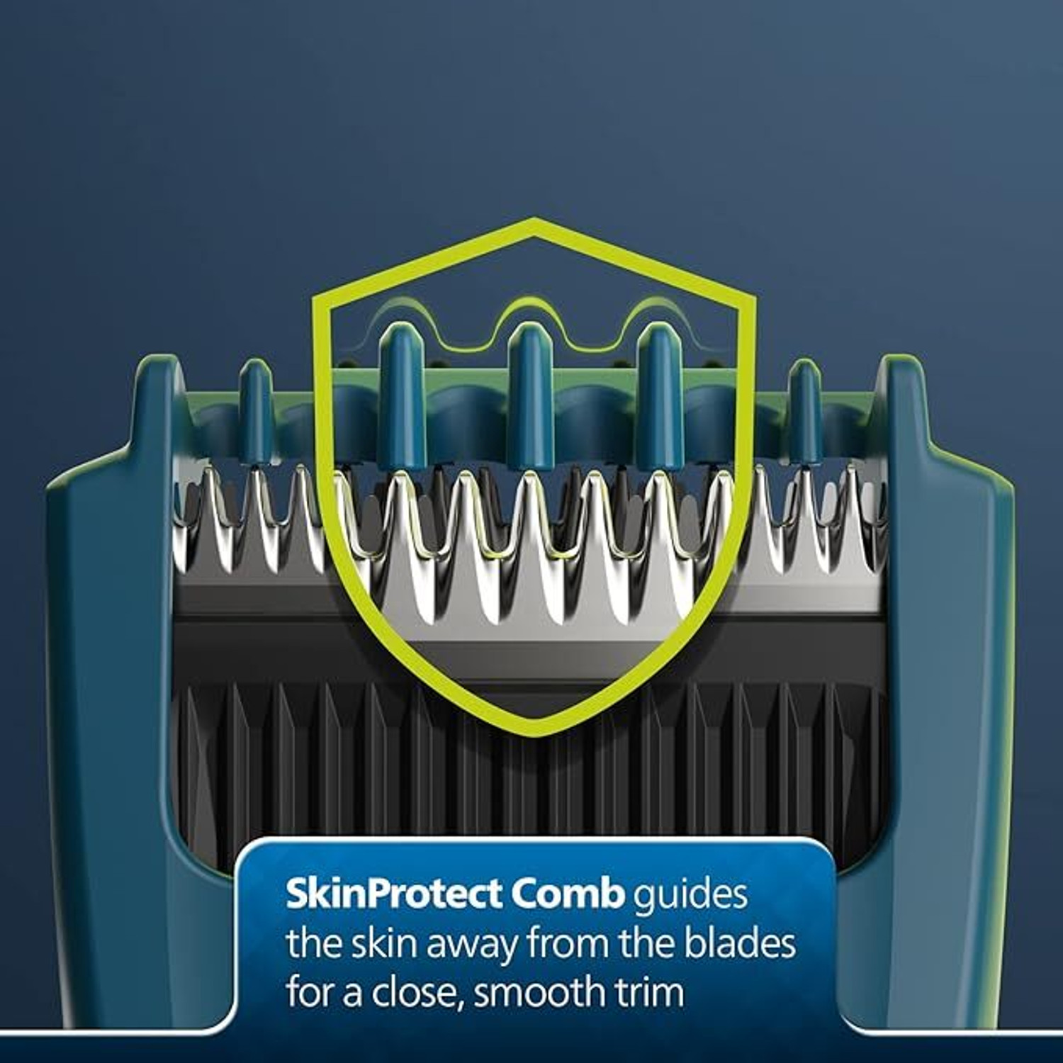 Image of PHILIPS Battery Powered Skin Protect Beard Trimmer for Men Technology, CordlessBT1232 /18 Trimmer 0 min Runtime 0 Length Settings (Black)