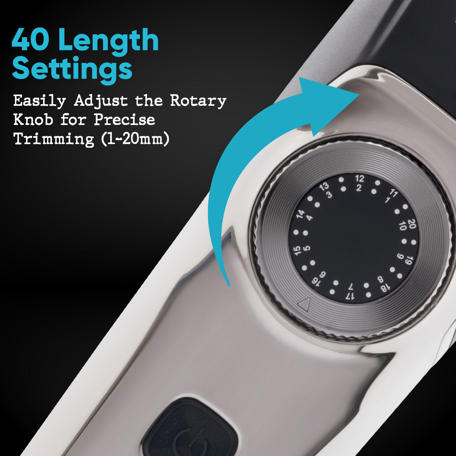 Image of VEGA 9 in 1 Pro Multi Grooming Trimmer for Men, (VHTH-32) Trimmer 150 min Runtime 40 Length Settings