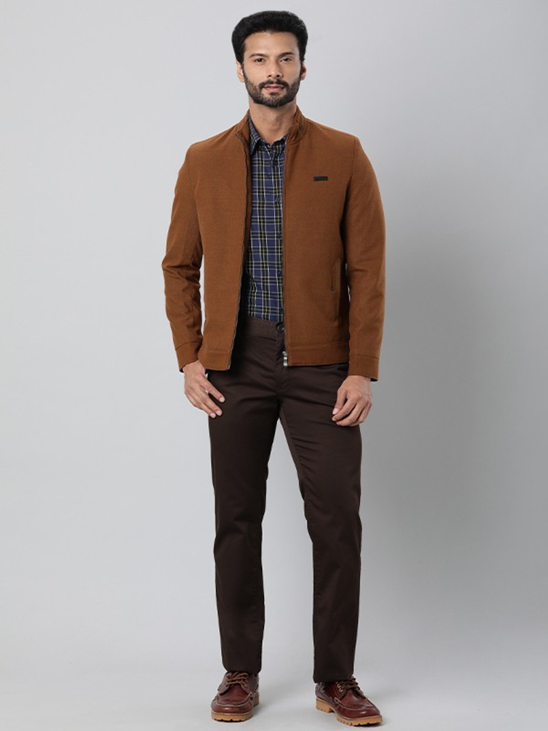 INDIAN TERRAIN Regular Fit Men Brown Trousers Price History