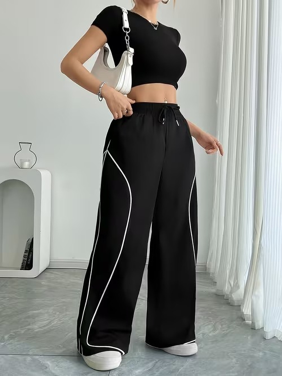 Image of Tabadtod Women Regular Fit Red Polyester Trousers