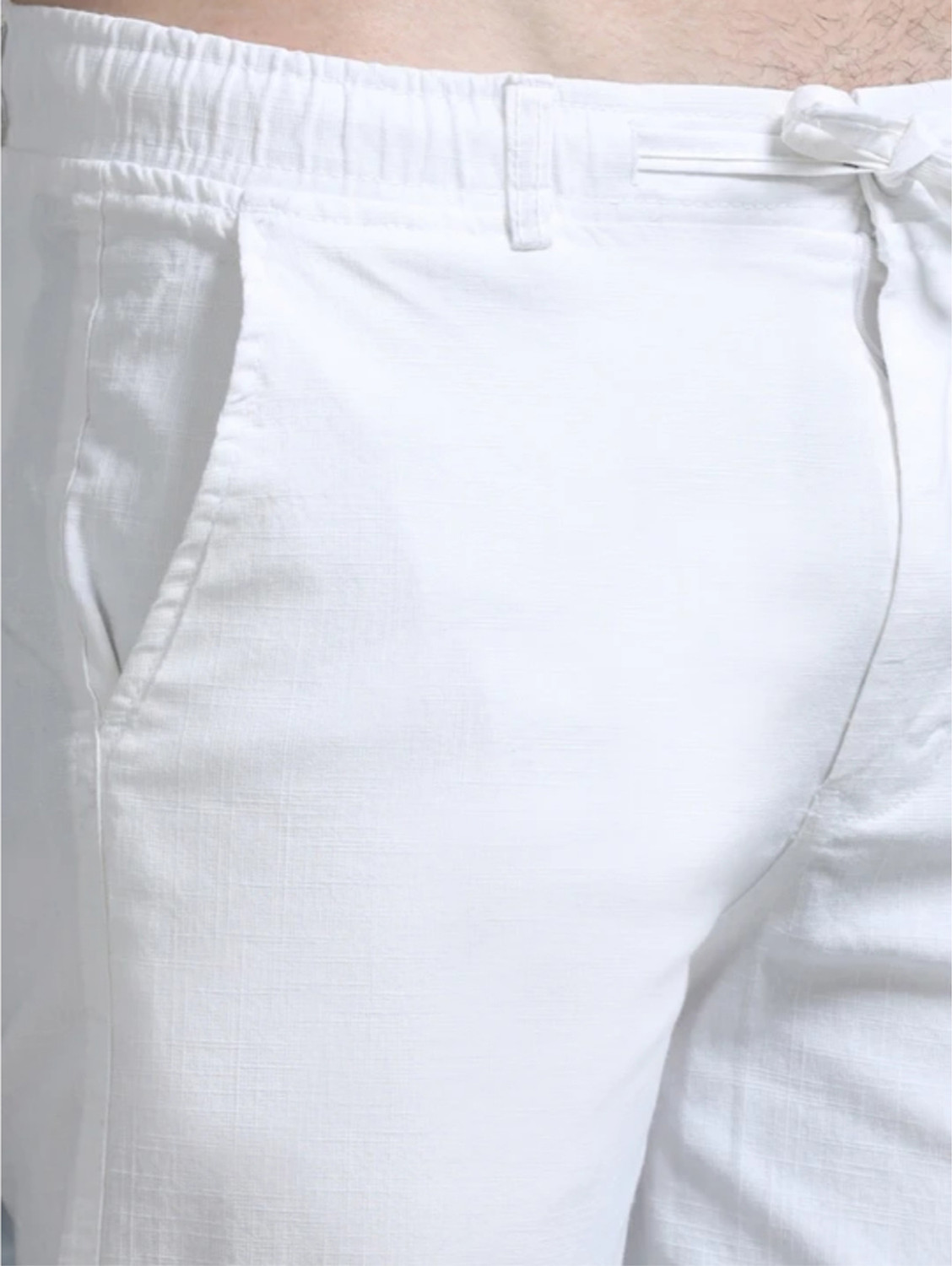 Image of FUBAR Men Regular Fit Grey Cotton Blend Trousers