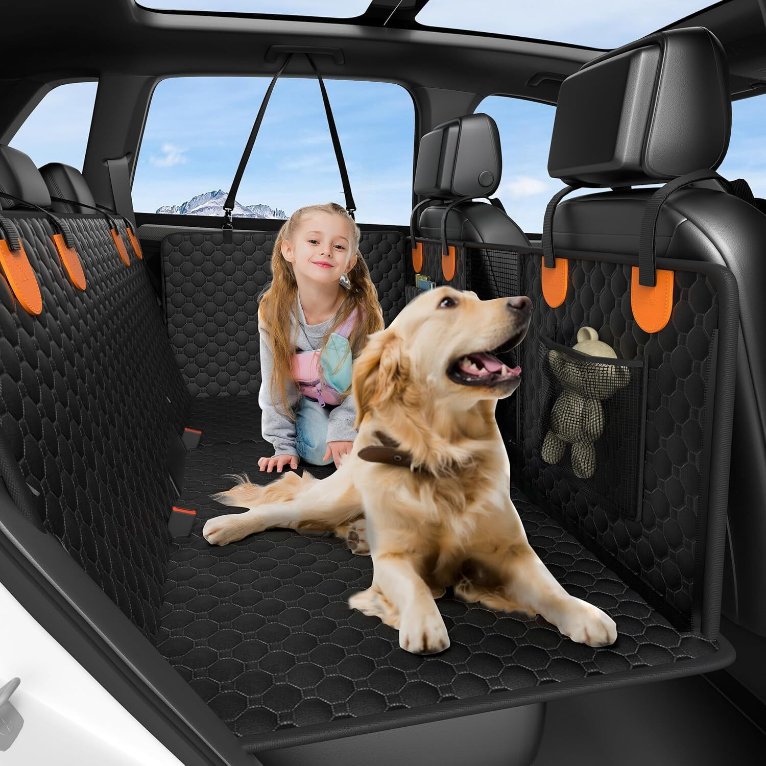 Image of SANGAM Auto mat (Tata Ace, Jeeto, Maxximo) 7.5ft x 5ft ZigZag Trunk Mat Liner (Pack of 1)
