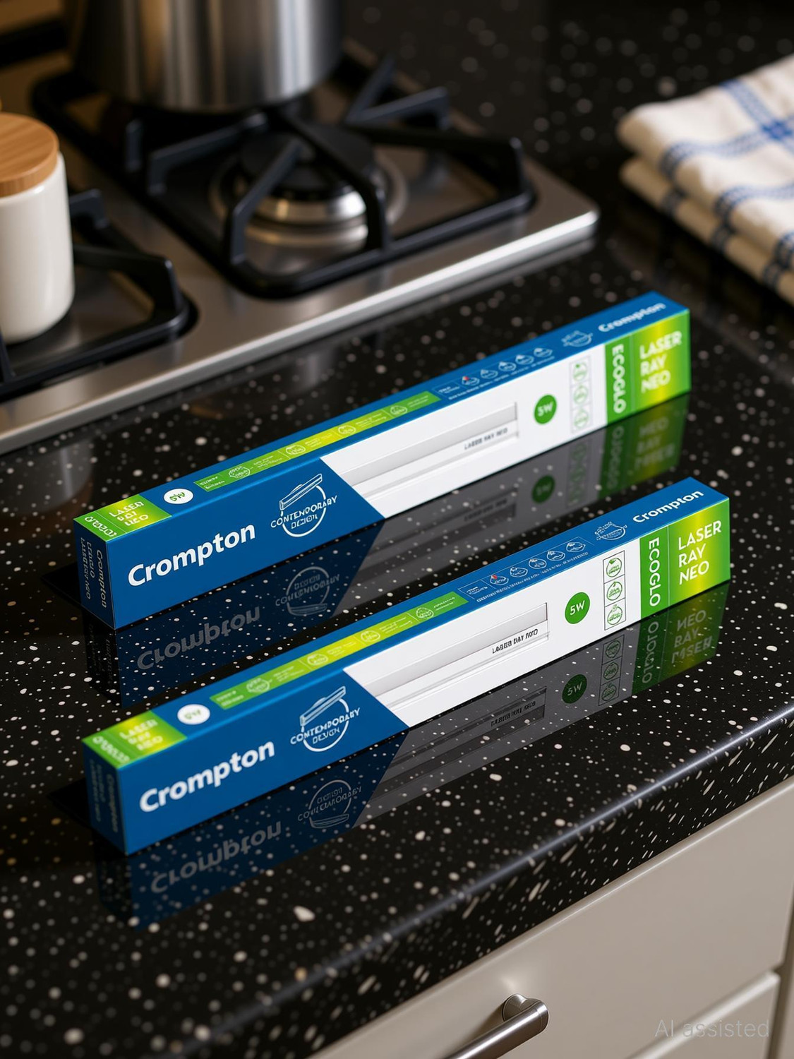 Image of Crompton Laser Ray Neo 20W 20 W 121 cm Tube Light (White, Pack of 8)