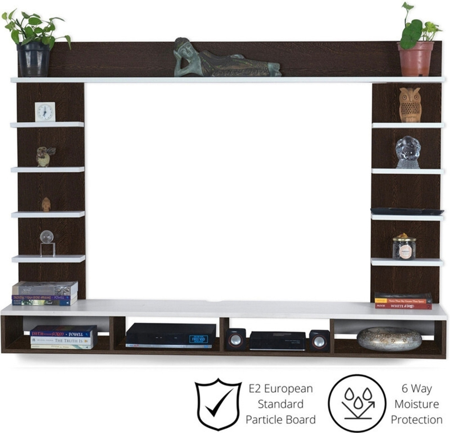 Image of TheGoodLuck TV Stand for 32 to 43 Inch Engineered Wood TV Entertainment Unit (Finish Color - 32-43, DIY(Do-It-Yourself))