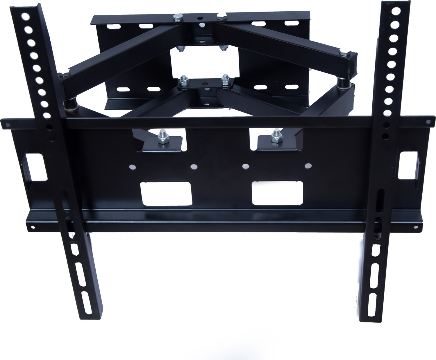 Image of RISSACHI TV Trolley Stand Movable 32-75 Inch with Wheels, LED TV Floor Stand, 3 Shelves Full Motion TV Mount