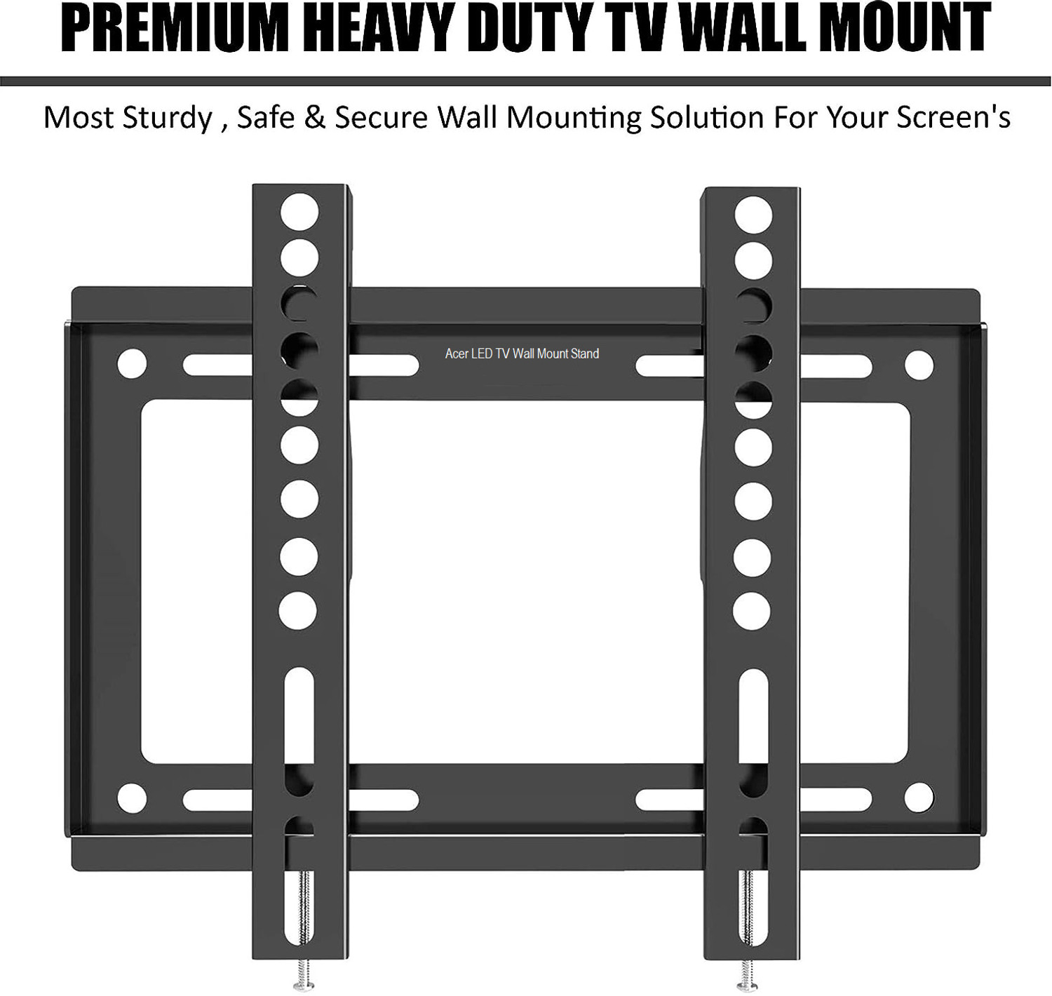 Image of RISSACHI TV Trolley Stand Movable 32-75 Inch with Wheels, LED TV Floor Stand, 3 Shelves Full Motion TV Mount