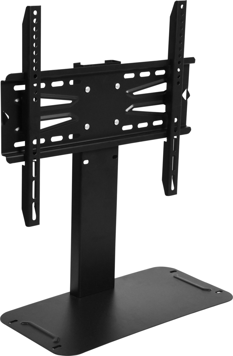 Image of RISSACHI TV Trolley Stand Movable 32-75 Inch with Wheels, LED TV Floor Stand, 3 Shelves Full Motion TV Mount