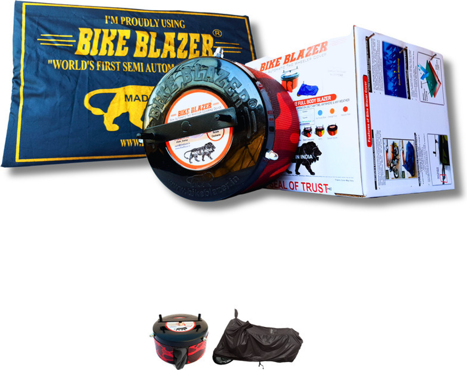 BIKE BLAZER Waterproof Two Wheeler Cover for Royal Enfield