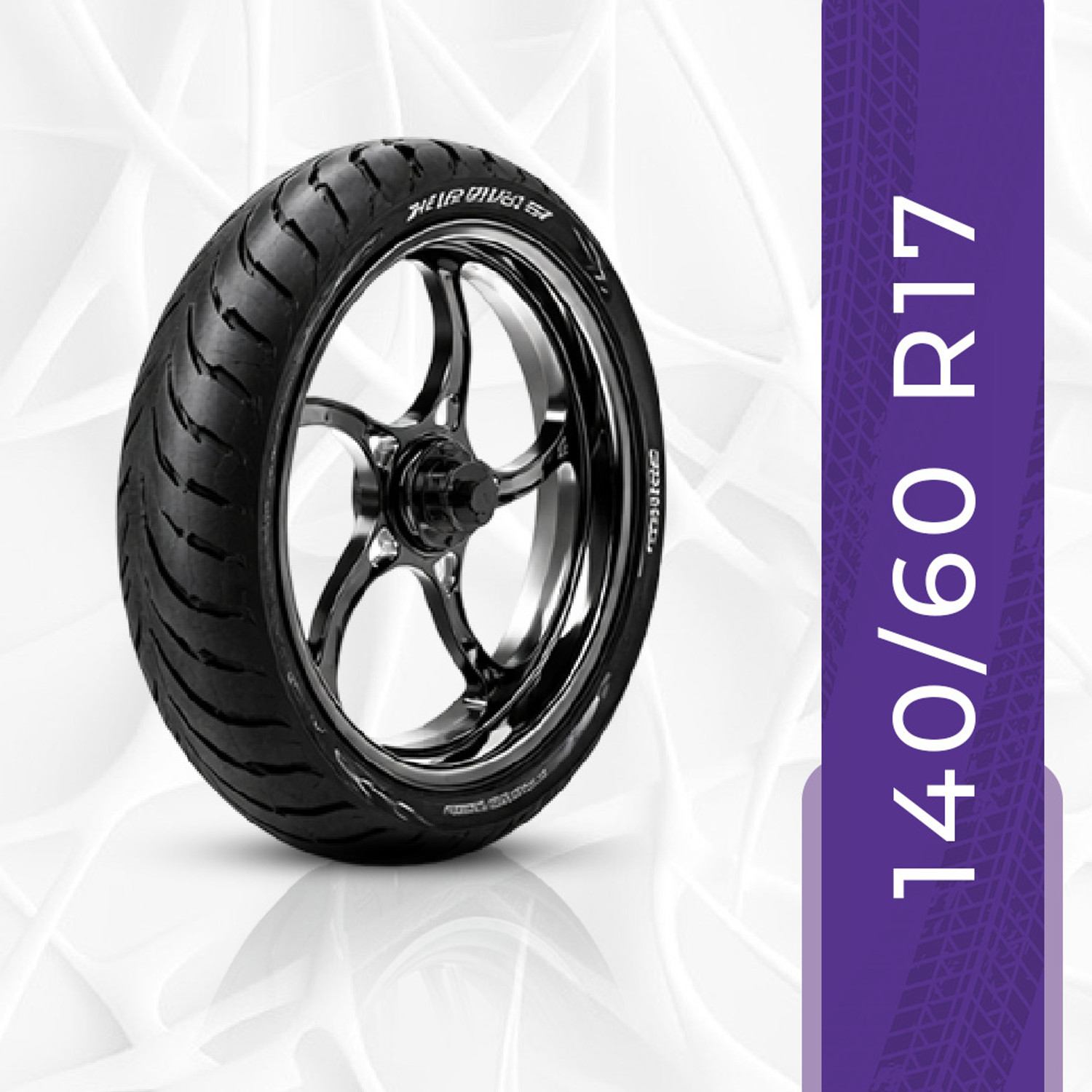 Apollo ALPHA S1 140/60 R17 63H Steel Belted Radial Tubeless Rear Tyre 