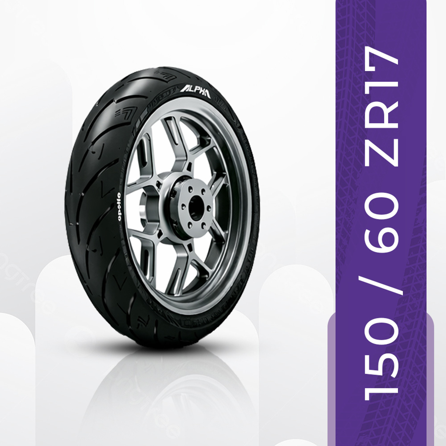 Apollo ALPHA H1 150/60ZR17 66W TUBELESS KTM BIKE TYRE Rear Two Wheeler