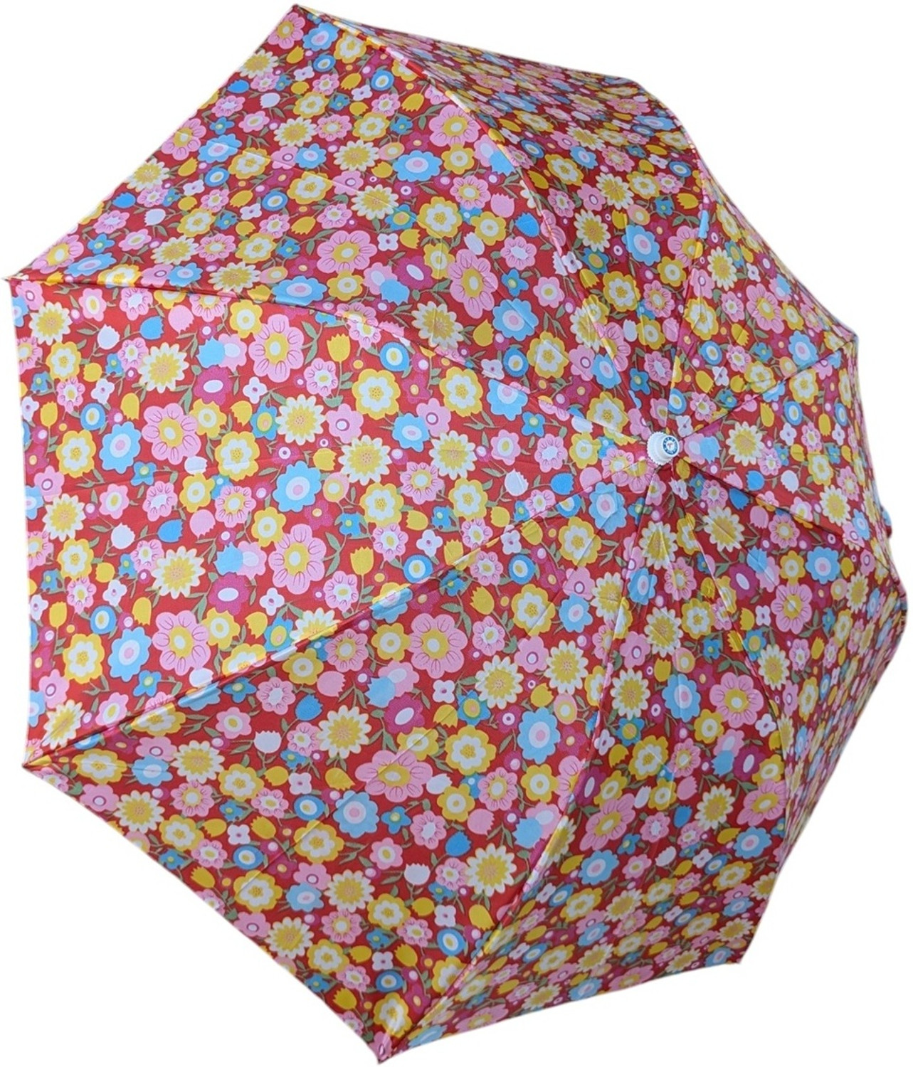 Image of Adorazone UV-Rays Safe 23 inch Large Size 3-Fold Umbrella, UV-Super Umbrella For Rain & Sun Umbrella (Silver)