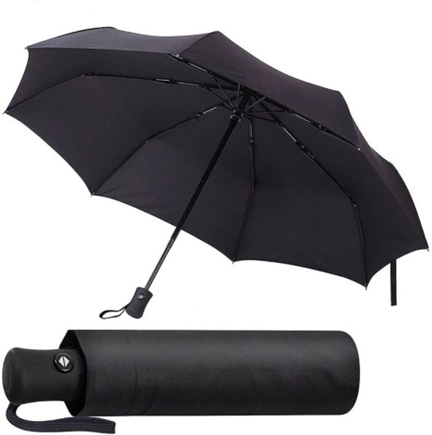 Image of VERMAJI Ultra Compact Capsule Umbrella Lightweight Folding Rain Umbrella Umbrella (Blue)