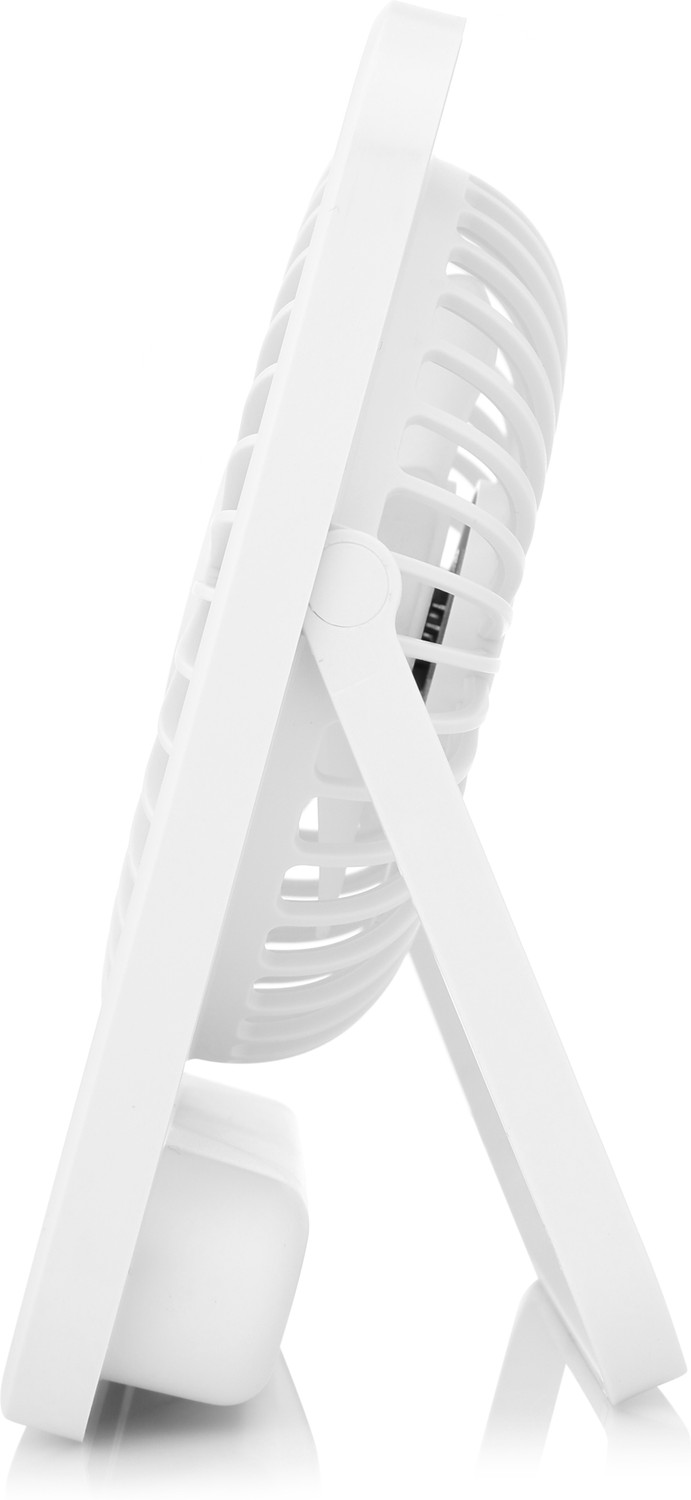 Image of DIGITRENDS Portable table Fan,Powerful desk Fan 1200 mah for kitchen indoor and outdoor table fan display Rechargeable Fan (White)