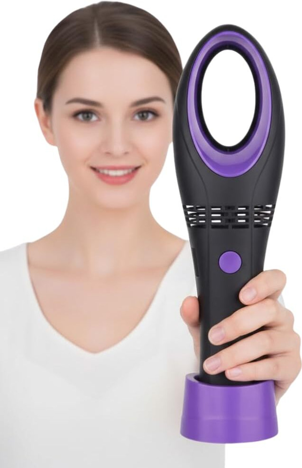 Image of 5 Star Plus Portable Fans Strong airflow personal waist fan with 24 hours working time Portable Fans Strong airflow personal waist fan with 24 hours working time USB Air Cooler (Orange)