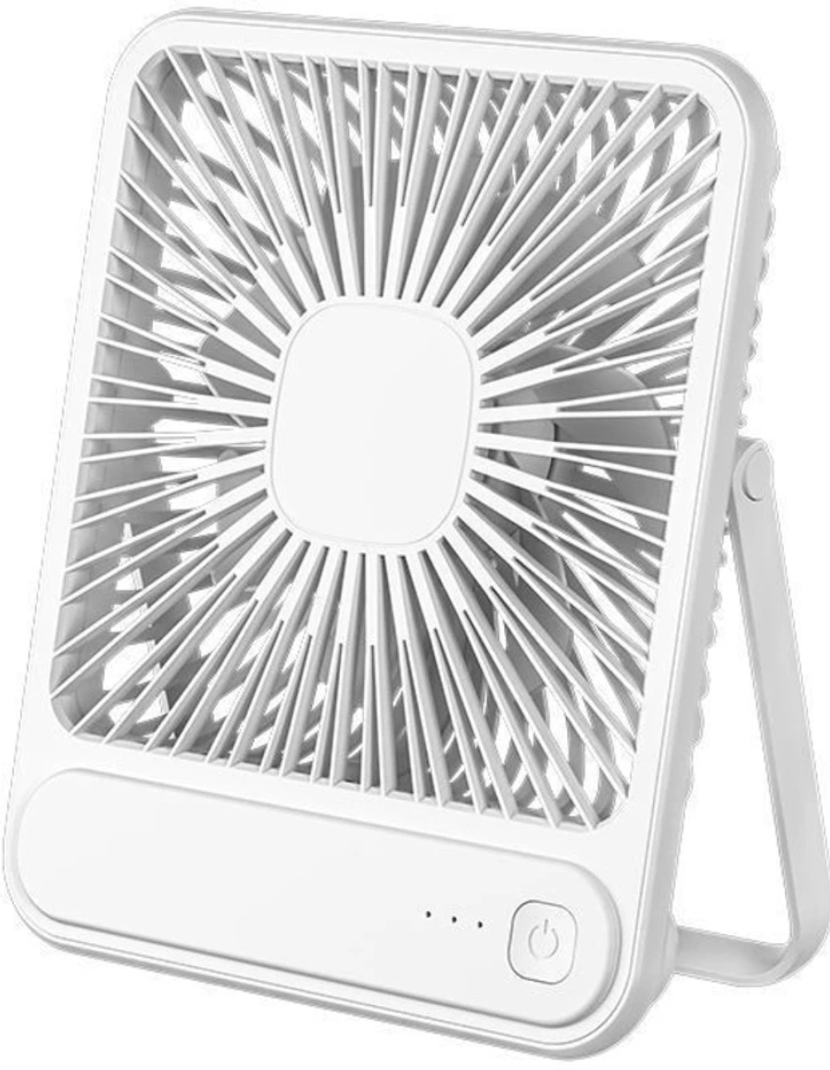 Image of DIGITRENDS Portable table Fan,Powerful desk Fan 1200 mah for kitchen indoor and outdoor table fan display Rechargeable Fan (White)