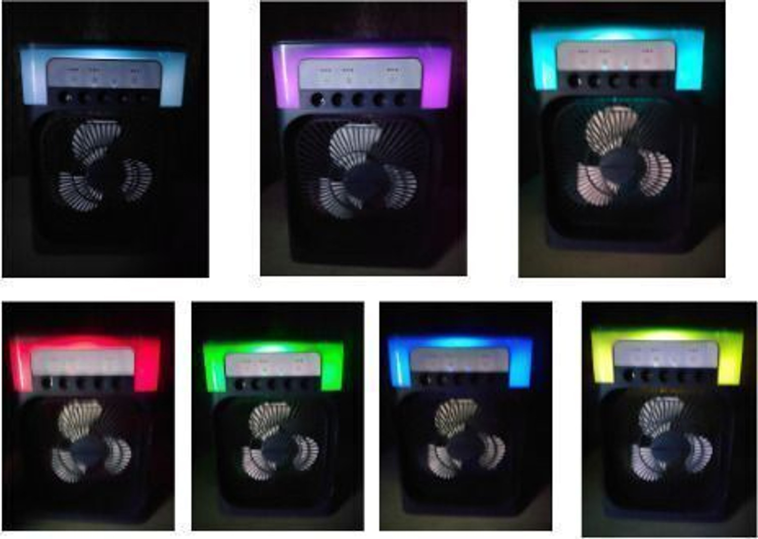 Image of Radhe Air Conditioners Small AC Quiet Personal Air Cooler Powered Mini AIR 161 Neck Fan Bladeless Usb Cooler 146 USB Air Cooler (Multicolor)
