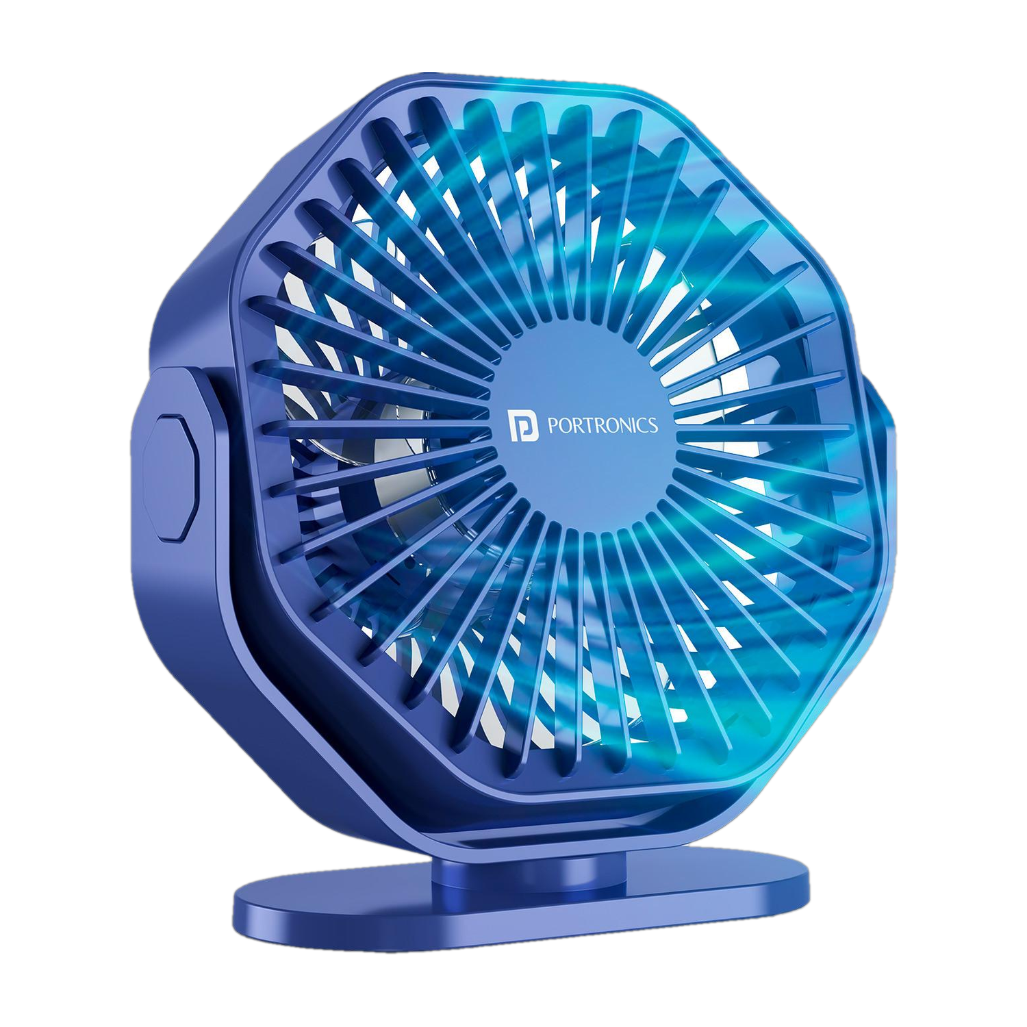 Image of DIGITRENDS Portable table Fan,Powerful desk Fan 1200 mah for kitchen indoor and outdoor table fan display Rechargeable Fan (White)